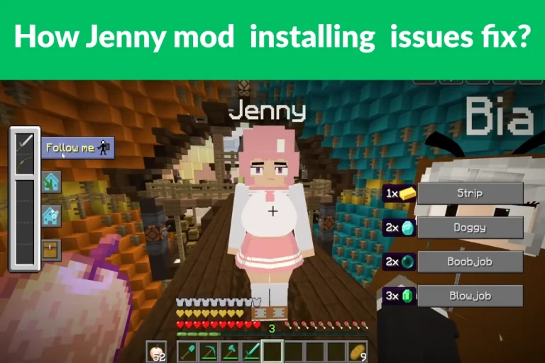 Jenny mod issues