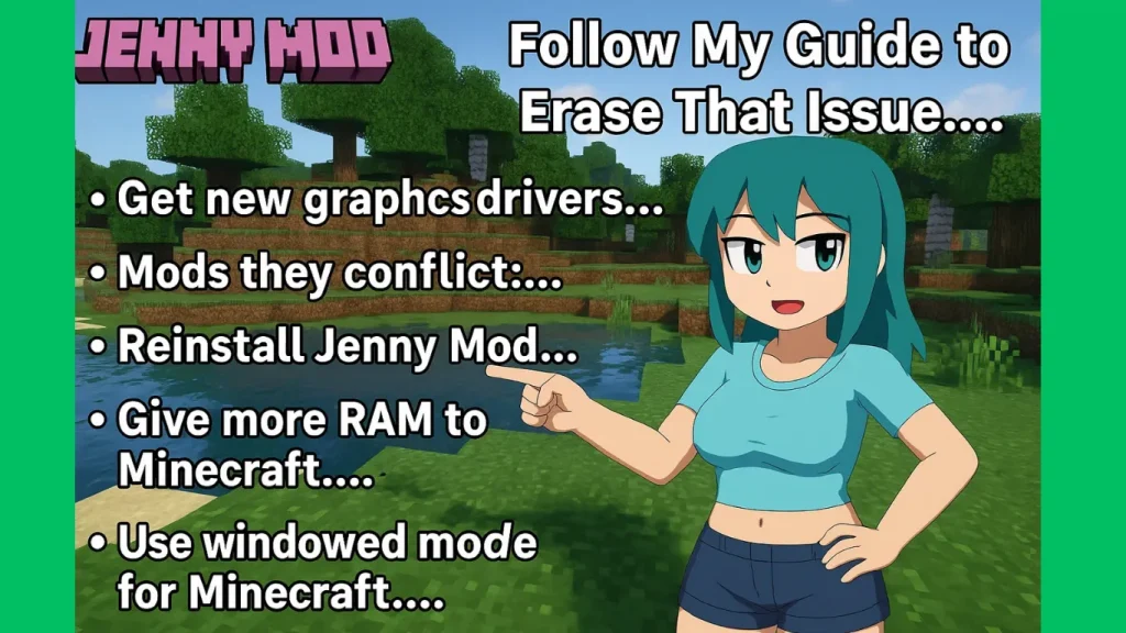 Guide ti Erase Jenny Mod Issues