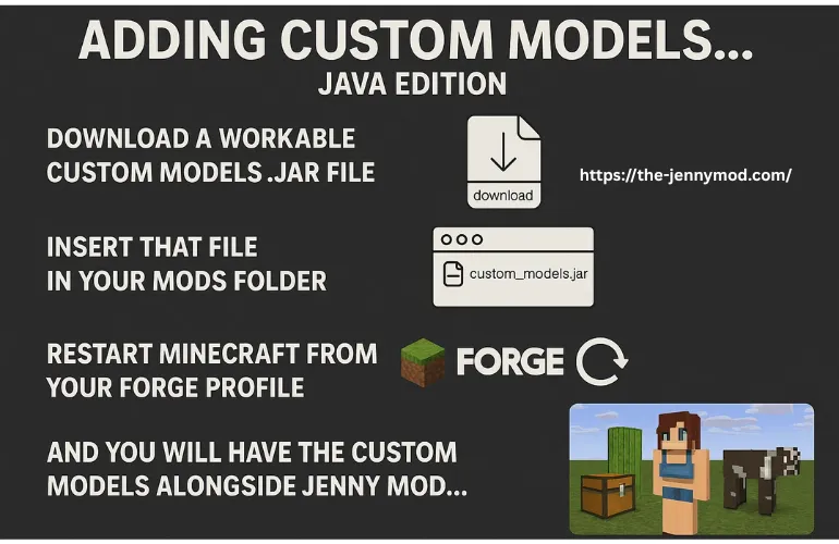 Jenny Mod Adding Custom Models Steps Banner