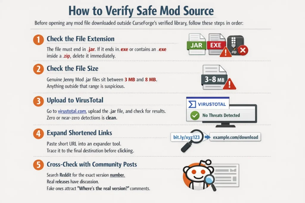How to Verify Safe Mod Source Banner