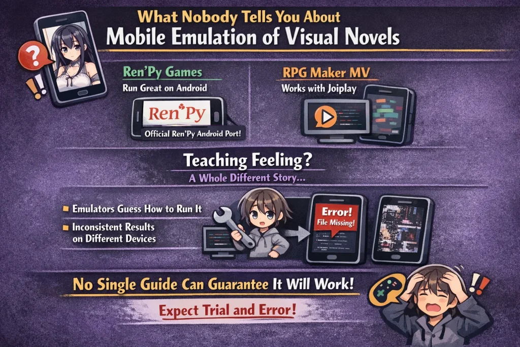 Emulation of Visual Novels