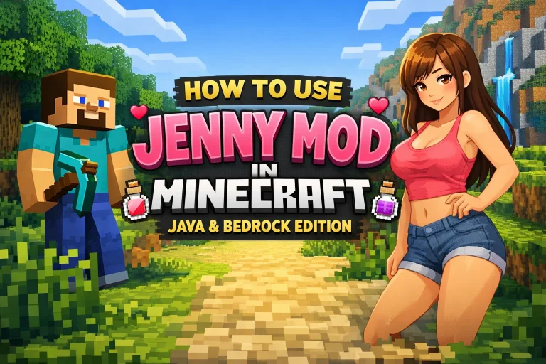 How to Install and Use Jenny Mod in Minecraft Banner